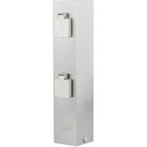 Ledino - Distributore di energia elettrica da esterno Prese a 4 vie Colonnina da giardino in acciaio inox 11790000002015
