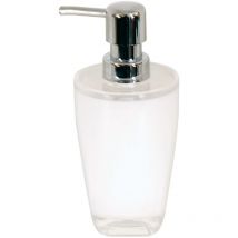 Distributore di sapone acrilico MSV in colore bianco
