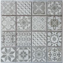 Decora Mosaicos - Boite de carrelage mosaïque antic Gris 29x29 cm