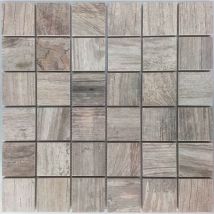 Decora Mosaicos - Boite de carrelage mosaïque forest Gris 29x29 cm