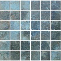 Carrelage mosaïque bali Vert brillant 29x29 cm - Decora Mosaicos