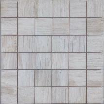 DECORA MOSAICOS Carrelage mosaïque FOREST Bois Blanc 29x29 cm