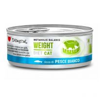 Gatto Dieta Weight 85gr Pesce Bianco - Disugual
