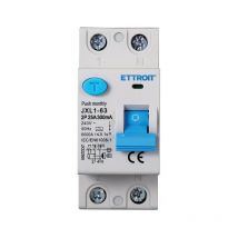 Ettroit - Disyuntor diferencial puro tipo a 1P+N 2M 6000A 300mA 25A ac 230V