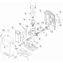 Cod. 6CS7GF Gruppo finecorsa a molla per CROSS5E-5EH-7E-7EH-8E - Ditec