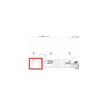 Ditec - cod. 6OB3CG Canotto in alluminio con guarnizioni per OBBI3BH