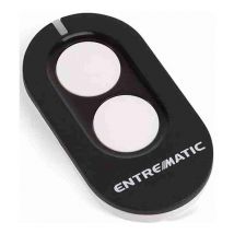 Cod. ZEN2C Radio trasmettitore 433 MHz a codice fisso 2 funzioni. Colore: nero, tasti bianchi - Ditec