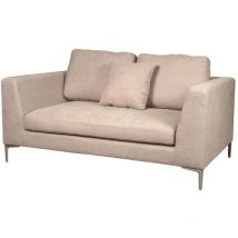 Divano 2 posti Bellahome camilla' beige 170x104x89 cm