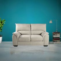 Veriaffari.it - Divano 2 posti Atene in tessuto queen 158x90x100h colore taupe