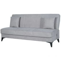 Divano 3 posti Bellahome abete' grigio, 185x78x90 cm