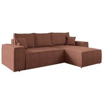 Mobilier1 - Divano angolare Clovis 108, Poso 29, Funzione di sonno, Scatola da letto, 279x181x94cm, 0