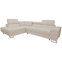 Mobilier1 - Divano angolare Comfivo 290, Abriamo 03, Funzione di sonno, Scatola da letto, 270x202x71cm, 0