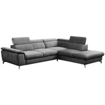 Divano angolare Lincoln 155, Vogue 16, Funzione di sonno, Scatola da letto, 277x237x75cm, 0