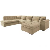 Divano angolare Comfivo 180, Destra, Funzione di sonno, 348x205x76cm, 0