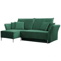 Mobilier1 - Divano angolare Providence 146, Tiffany 10, Funzione di sonno, Scatola da letto, 247x142x96cm, 0