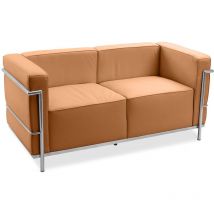 Privatefloor - Divano Rivestito in Pelle - 2 Posti - Kart