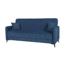 Divano letto Bellahome libra' 3 posti dark blue, 211x92x98 cm