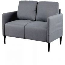 Salmar - divano 2 posti 'poker' blu jeans, 135x81x90 cm