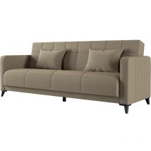 Ferramenta1.com - Canapé prontoletto iris ex dublin 3str tortora