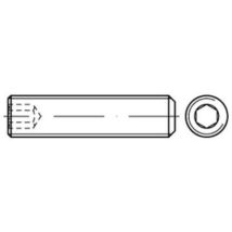 Din 913/iso 4026 Gewindestift Feingewinde Vg M12x25 Stahl 45h Blank Innensechskant M. Kegelkuppe 100 Stk