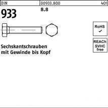 Sechskantschraube DIN 933 VG M 4 x 70 8.8