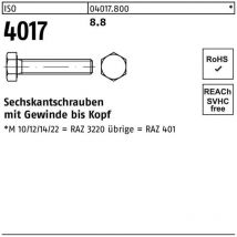Sechskantschraube ISO 4017 VG M 16 x 250 8.8