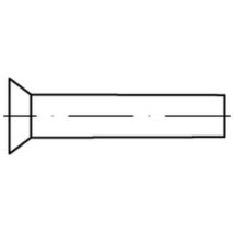 Senkniete DIN 661 6 x 60 mm – Aluminium 99.5 – 100 Stück – Hochwertige Nieten für DIY- und Heimwerkerprojekte