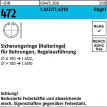 Sicherungsring DIN 472 30 x 1,2 1.4122 Regelausf.