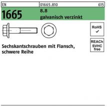 Vis hexagonale EN 1665 m.Flansch x16mm