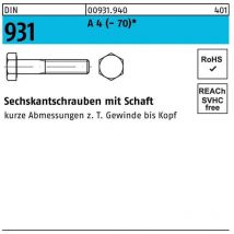 Vis hexagonale x80mm