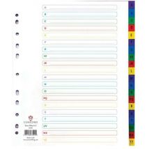 Concord - Index a-z A4 Extra Wide Polypropylene Multicoloured 67099