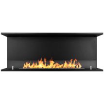 Divina Fire - Camino a bioetanolo da incasso Trifacciale biocamino 3 lati aperti 120x50 trevi 120