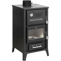 Holzofen 'Ares' 15,3 kW aus Stahl h 91 cm Made in Europe