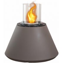 Divina Fire - Camino a bioetanolo braciere da giardino da terra per interno esterno stromboli Tortora d.60 x h56