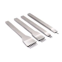 Ahlsen - diy 4 mm - 1/2/4/6 griffes avec diamant du cuir Métal diy Perforateurs à trous coutures Lacing Perforate Sew Tools (Lot de 4)