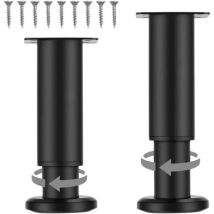 Diy-tischbeine Aus Metall, Höhenverstellbares Ersatzstützbein Von 7,08 Bis 11,81 Zoll, Teleskop-schreibtischbeine (4er-pack)