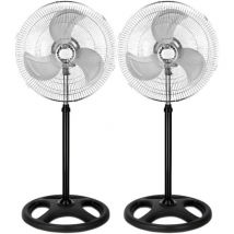 Pack 2 ventilador de pie 18' 80W - Dk Home