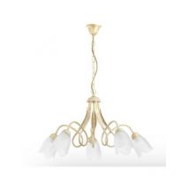 Dkl italia 4250/5a-5 leuchten e14-elfenbein doppelpendel