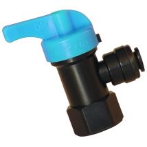 DMFIT 1/2in BSPP Plastic Ball Valve Food Grade - 14351221 Ball Valves