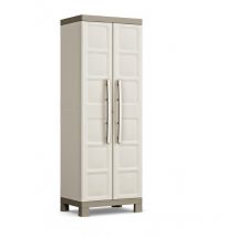 Dmora - Armoire à balais avec deux portes
