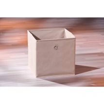 Boîte pliante en polypropylène beige - Dmora
