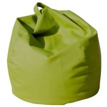 Eleganter Sitzsack, grüne Farbe, Maße 80 x 120 x 80 cm - Talamo Italia