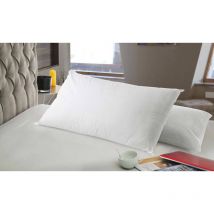 Lot de 2 coussins, 100% Made in Italy, Oreiller 'savon' amovible en mousse à mémoire de forme perforée, Hypoallergénique et Respirant, 71x41x13 cm