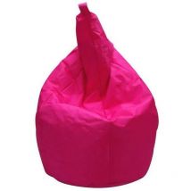 Pouf de couleur unie, couleur fuchsia, Dimensions 80 x 120 x 80 cm, avec emballage renforcé - Dmora