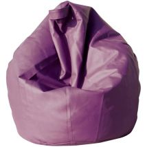 Dmora Pouf élégant, couleur violet, Dimensions 80 x 120 x 80 cm, avec emballage renforcé