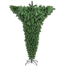 Dmora - Sapin de Noël inversé 210 cm, avec emballage renforcé