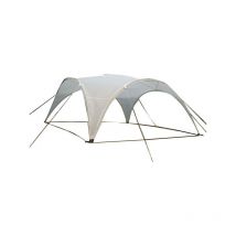 Tente événementielle avec moustiquaire, couleur blanche, 4x4 mt, avec emballage renforcé - Dmora