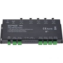 Optonica - dmx Signal Amplifier - Amplificateur de signal dmx - Tension DC12/36V - IP20 - 92x256x38mm