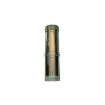 Elemento telescopico canna fumaria dn 100 tubo acciaio inox 316