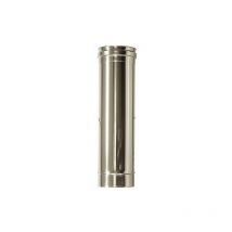 Canna fumaria dn 130 1 mt l 1000mm tubo acciaio inox 316.